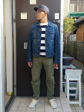 「rip curl（リップカール）のアイテム」を使った、りゅうぞうさん（メンズ・171cm）の春コーディネート