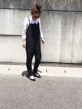 「RED CHOP WORKS（レッドチョップワークス）のアイテム（ワンピース/ドレス）」を使った、ichirinchangさん（レディース・161cm）の夏コーディネート