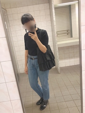 「ハイネックトップス」｜イトさん（レディース・158cm）の秋コーディネート