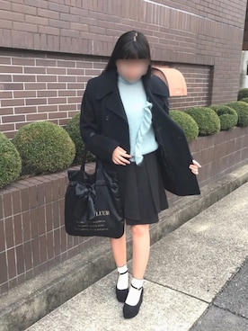 「MAISON DE REEFUR」｜「アイテム（ジャケット/アウター）」を使った、イトさん（レディース・158cm）の冬コーディネート