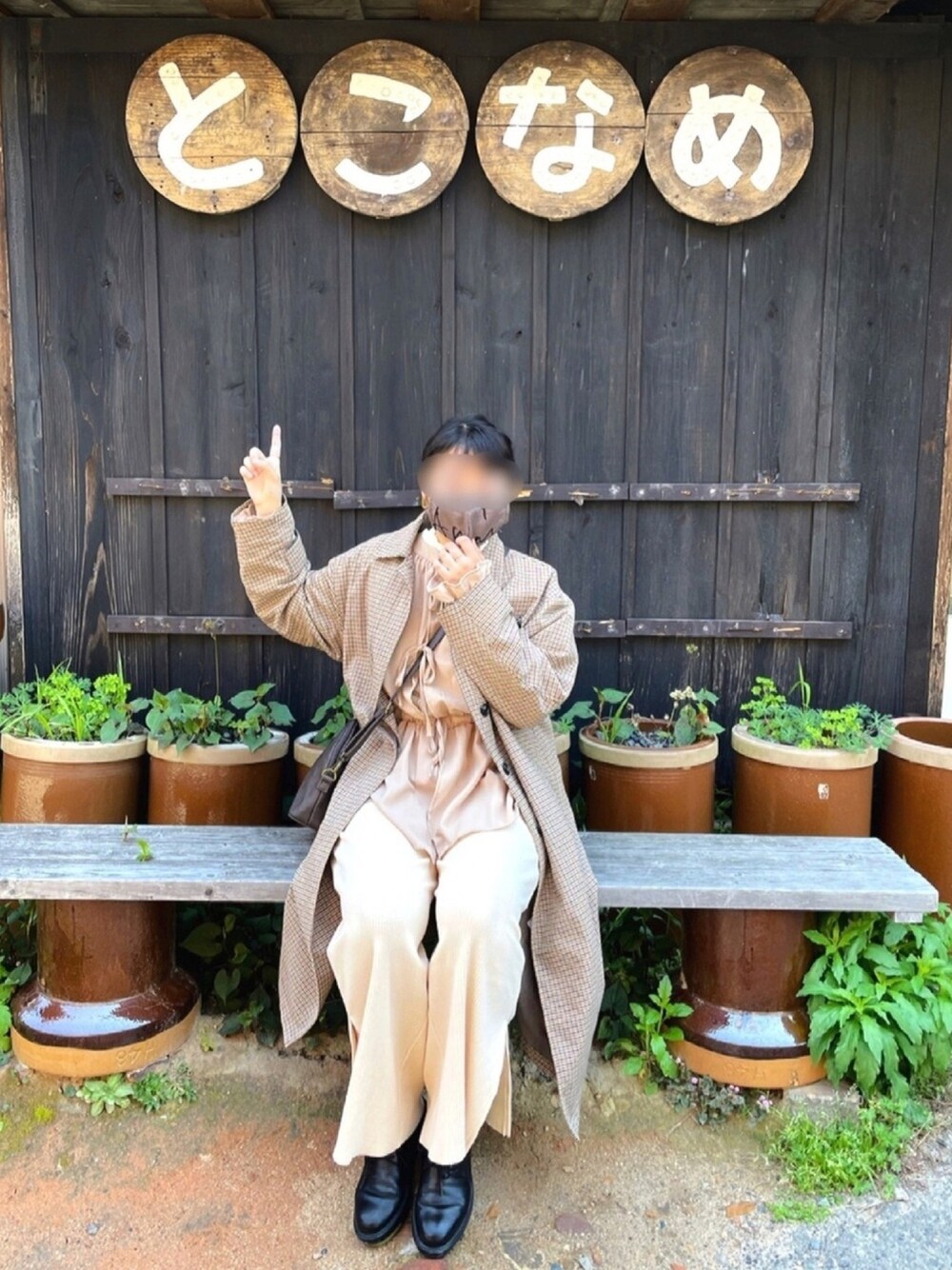 「ステンカラーコート、バックシャン、バックリボン、フリル袖、リブパンツ、ワントーンコーデ、lugnoncure、merlot、Samansa Mos2、wcloset」｜「Lugnoncureのマルチウェイステンカラーコート（ステンカラーコート、イエロー系）」を使った、イトさん（レディース・158cm）の夏コーディネートの1枚目の写真
