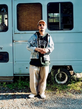 utamiuさん（メンズ・170cm）の春コーディネート