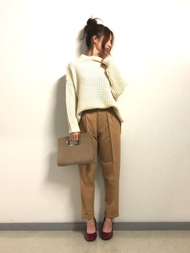 「rps（アールピーエス）のアイテム（バッグ）」を使った、ai_rpsさん（レディース・154cm）の秋コーディネート