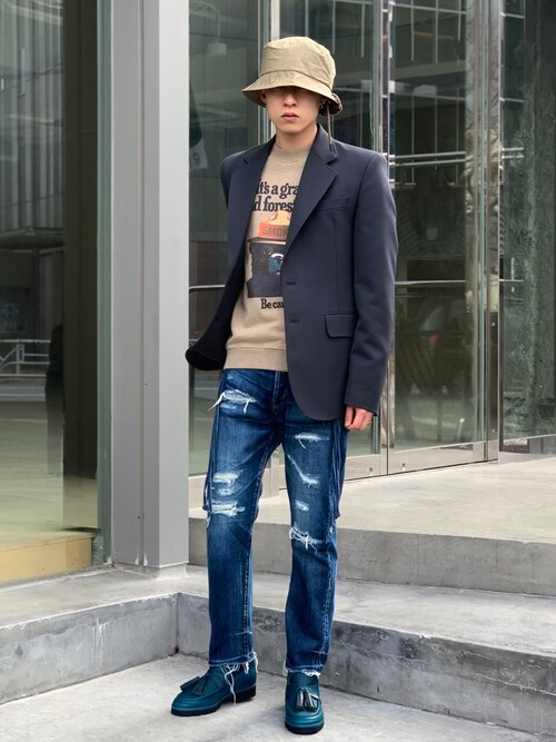 Ware Mo Kou エレガント 吾亦紅 Lemaireのジャケット アウターを使ったコーディネート Wear