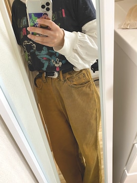 「RNA MEDIA（アールエヌエーメディア）のアイテム」を使った、マッホイさん（レディース・161cm）の春コーディネート