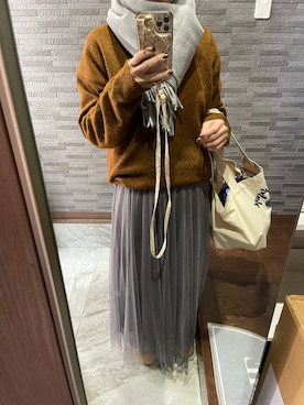 「B-CHAD（ビーチャド）のアイテム」を使った、nok *さん（レディース・163cm）の冬コーディネート