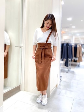 ぴーさん。さん(レディース・161cm)の春コーディネート