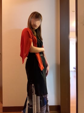 「Ameri（アメリ）のアイテム（ドレス）」を使った、francoiseさん（レディース・158cm）の夏コーディネート