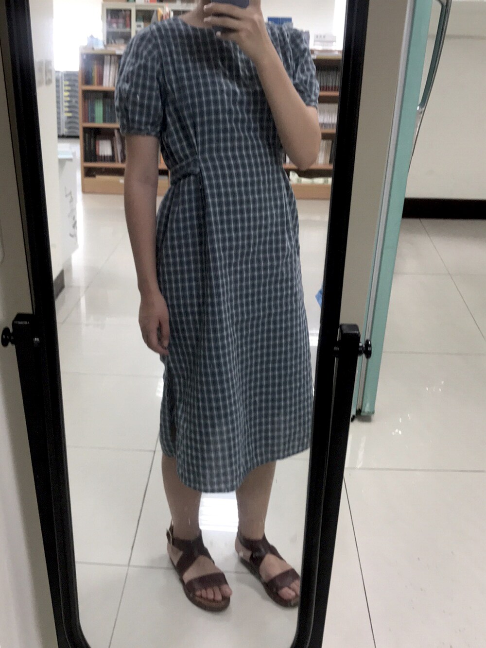 「dress、vintage、sandals」｜「ZARAのアイテム（サンダル、その他）」を使った、chiauさん（レディース・158cm）の夏コーディネートの1枚目の写真