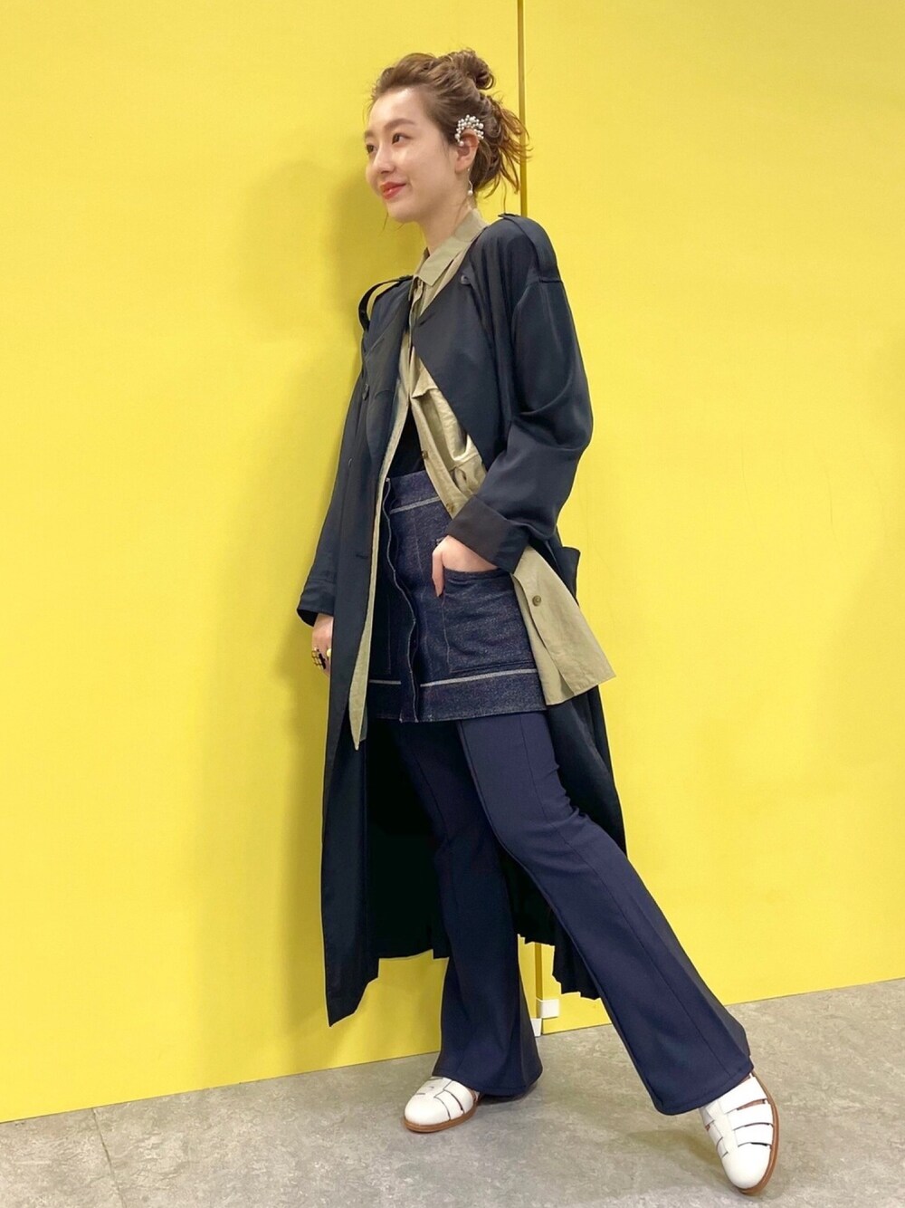 RED CARD × Ray BEAMS / 別注 ベルボトム ソロテックス パンツ