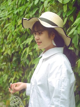 「アイテム（ピアス（両耳用））」を使った、oceanbutnoneさん（レディース・155cm・20代）の秋コーディネート