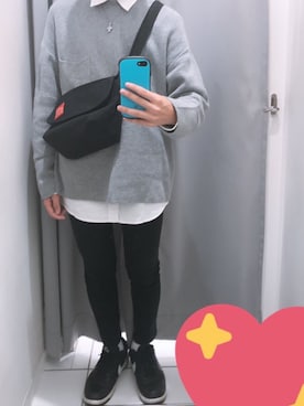 「アイテム（シューズ）」を使った、ゆうのすけさん（メンズ・164cm・10代）の秋コーディネート