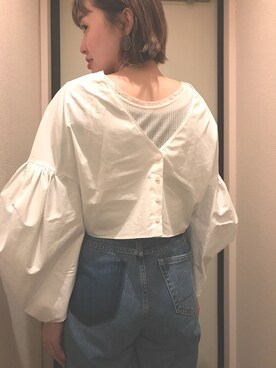 「ohotoro」｜「アイテム（アクセサリー）」を使った、shokoさん（レディース・165cm）の春コーディネート