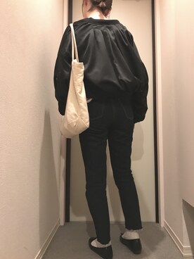 「Another Edition（アナザーエディション）のアイテム（ブルゾン）」を使った、shokoさん（レディース・165cm）の春コーディネート