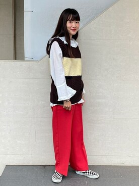 安孫子さん(レディース・155cm)の秋コーディネート