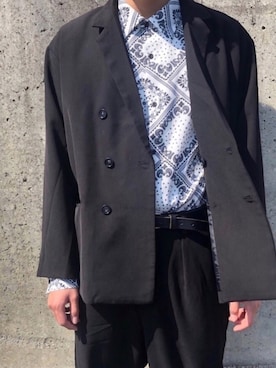 「k．u．i（ケーユーアイ）のアイテム」を使った、nomiさん（メンズ・174cm）の春コーディネート