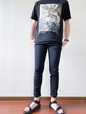 「k．u．i（ケーユーアイ）のアイテム」を使った、nomiさん（メンズ・174cm）の夏コーディネート