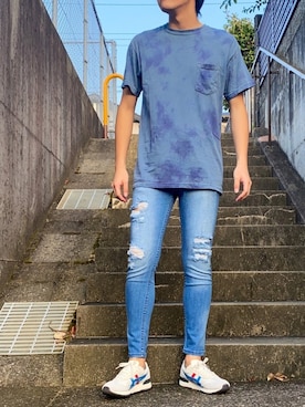 「k．u．i（ケーユーアイ）のアイテム」を使った、nomiさん（メンズ・174cm）の夏コーディネート