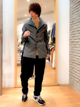 「ユニオンステーション」｜「アイテム（ピーコート）」を使った、t28さん（メンズ・175cm）の秋コーディネート