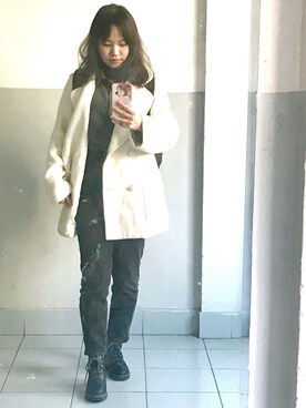 「LIZ LISA（リズリサ）のアイテム（ジャケット/アウター）」を使った、深海不刮风さん（レディース・156cm）の春コーディネート