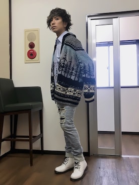 「VANQUISH」｜「アイテム（その他アウター）」を使った、うみくんさん（メンズ・175cm）の冬コーディネート