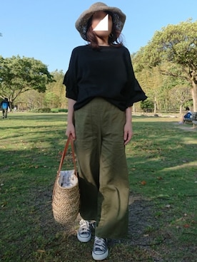 Yamacoさん（レディース・158cm）の春コーディネート