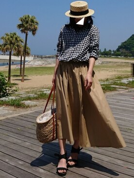 Yamacoさん（レディース・158cm）の春コーディネート