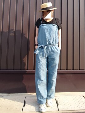 Yamacoさん（レディース・158cm）の夏コーディネート