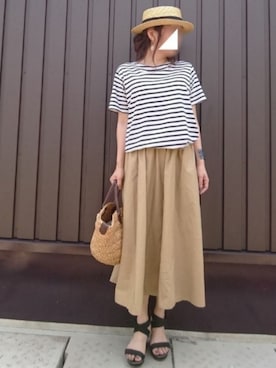 Yamacoさん（レディース・158cm）の夏コーディネート