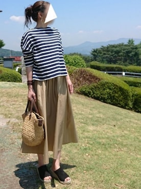 Yamacoさん（レディース・158cm）の夏コーディネート