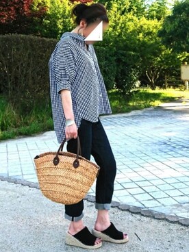 Yamacoさん（レディース・158cm）の夏コーディネート