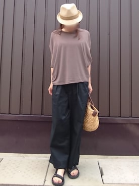 Yamacoさん（レディース・158cm）の夏コーディネート