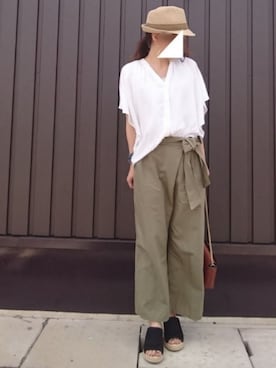 Yamacoさん（レディース・158cm）の夏コーディネート