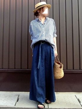 Yamacoさん（レディース・158cm）の夏コーディネート