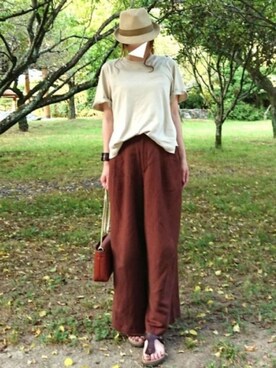 Yamacoさん（レディース・158cm）の夏コーディネート