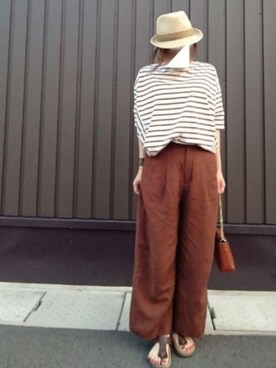 Yamacoさん(レディース・158cm)の夏コーディネート