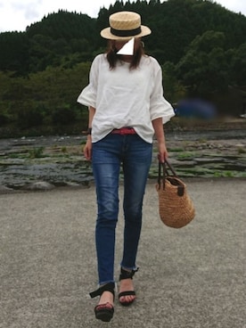 Yamacoさん（レディース・158cm）の夏コーディネート