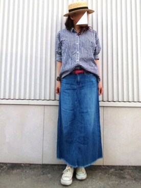 Yamacoさん（レディース・158cm）の夏コーディネート