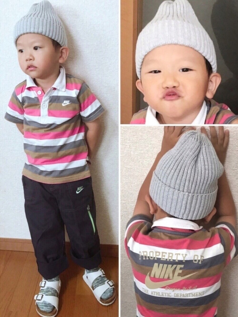 「グリーンフェス❹、NIKE、coen、マーキーズ、タコちゅう」｜「NIKEのアイテム（Tシャツ/カットソー、その他）」を使った、y.s.m.yさん（キッズ・90cm）の夏コーディネートの1枚目の写真