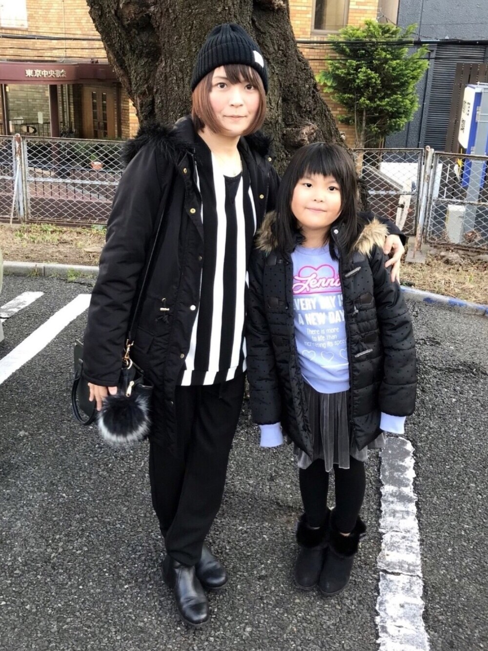 「原宿、おやこーで。、ZARA、H&M、sisterjenni、Avail、コーデュロイ」｜「ZARAのアイテム（トップス、その他）」を使った、y.s.m.yさん（キッズ・100cm）の冬コーディネートの1枚目の写真