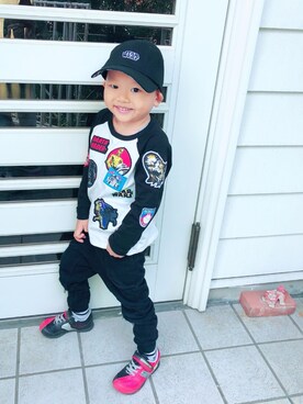 y.s.m.yさん（キッズ・100cm）の春コーディネート