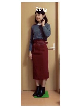 「アイテム（イヤリング）」を使った、あやこさん（レディース・163cm・20代）の春コーディネート
