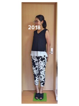 「アイテム（イヤリング）」を使った、あやこさん（レディース・163cm・20代）の夏コーディネート