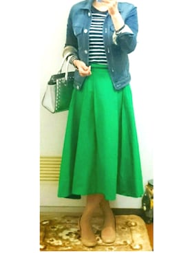 「VICKY（ビッキー）のアイテム（ジャケット/アウター）」を使った、kumin117さん（レディース・165cm）の春コーディネート