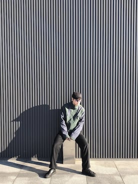 「KIKO KOSTADINOV（キコ コスタディノフ）のアイテム（ジャケット/アウター）」を使った、______r03さん（メンズ・171cm）の冬コーディネート