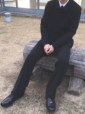「アイテム（フォーマルスーツ/小物）」を使った、______r03さん（メンズ・171cm・20代）の冬コーディネート