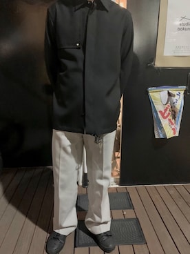 「COS（コス）のアイテム（シューズ）」を使った、______r03さん（メンズ・172cm）の冬コーディネート