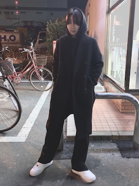 「airforce1」｜「アイテム（ジャケット/アウター）」を使った、______r03さん（メンズ・172cm）の冬コーディネート