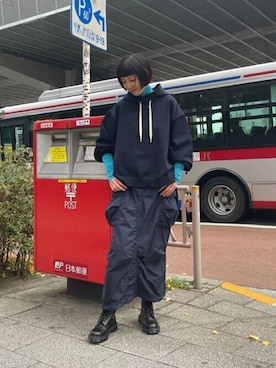 「HeRIN.CYE（ヘリンドットサイ）のアイテム」を使った、HeRIN.CYEさん（レディース・163cm）の冬コーディネート