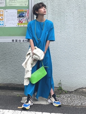 「HeRIN.CYE（ヘリンドットサイ）のアイテム」を使った、HeRIN.CYEさん（レディース・158cm）の春コーディネート